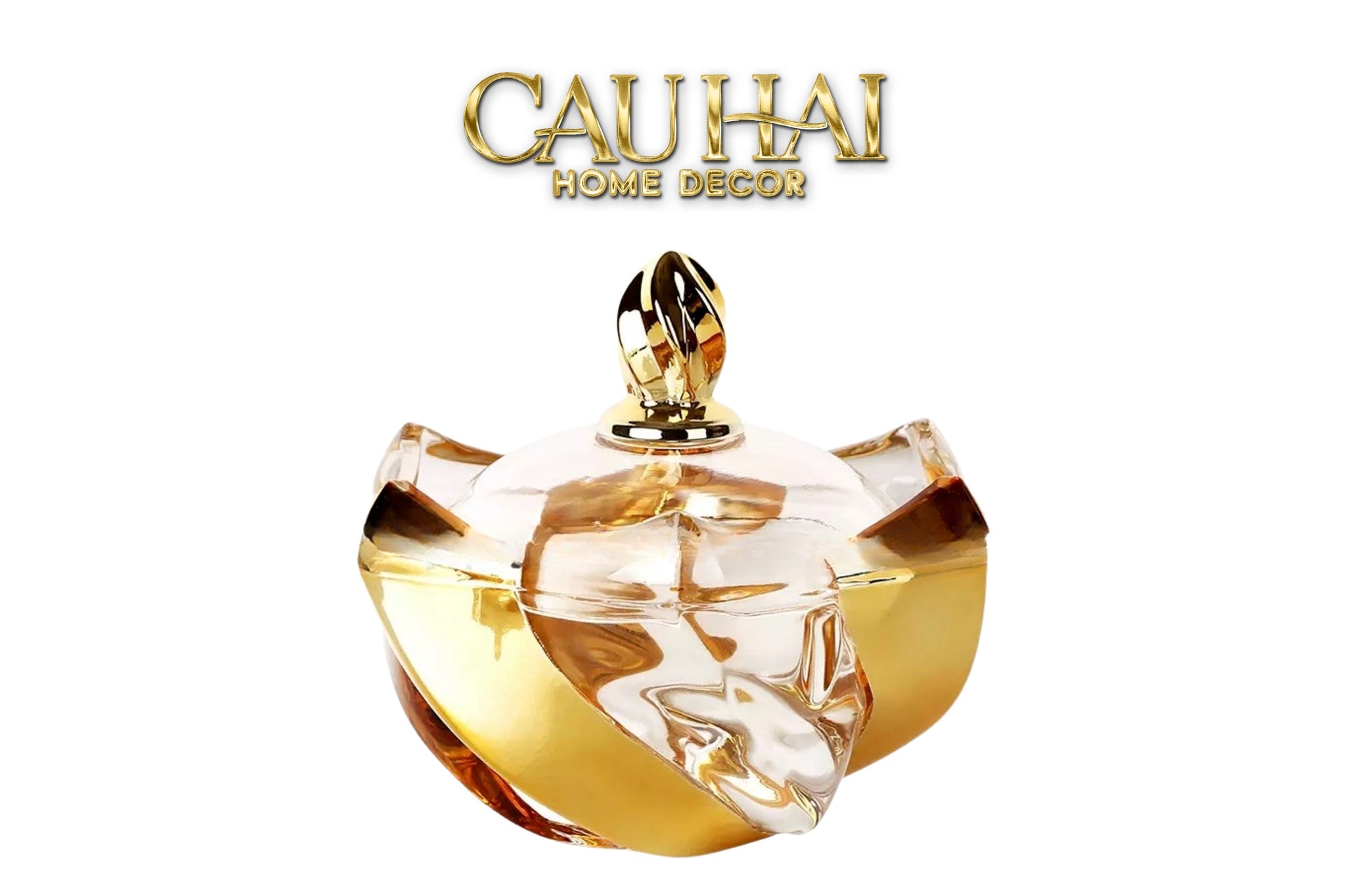 Lọ Kẹo Crown Of Aurora Crystal-CẬU HAI HOME DECOR