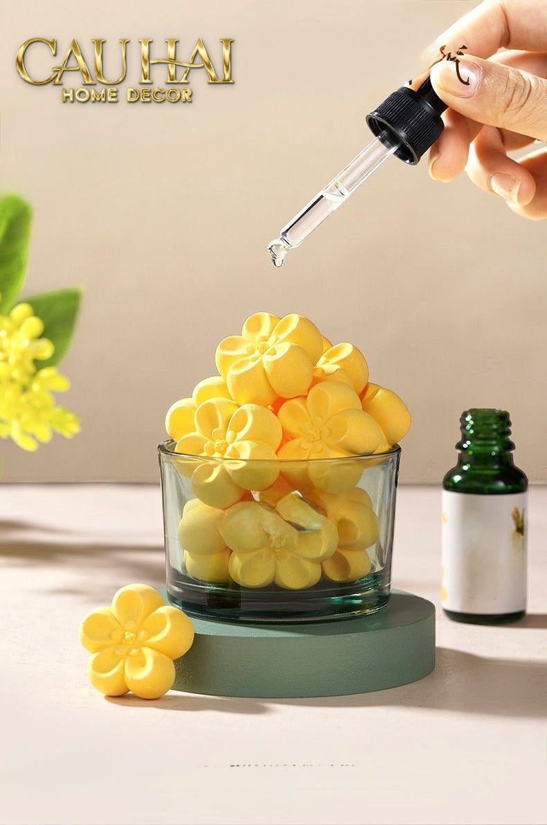 Home Fragrance - Gift Set Đá Khuếch Tán Osmanthus Bloom Aroma Stones-CẬU HAI HOME DECOR