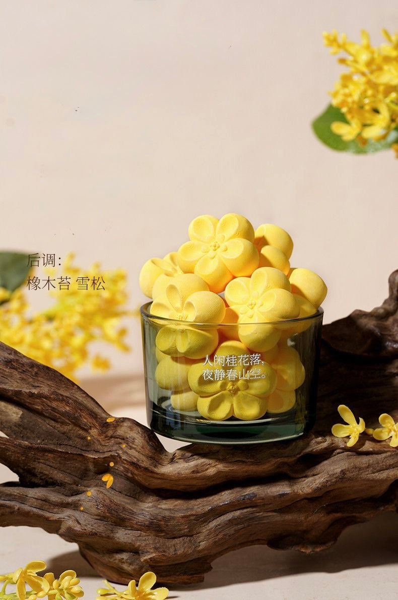 Home Fragrance - Gift Set Đá Khuếch Tán Osmanthus Bloom Aroma Stones-CẬU HAI HOME DECOR
