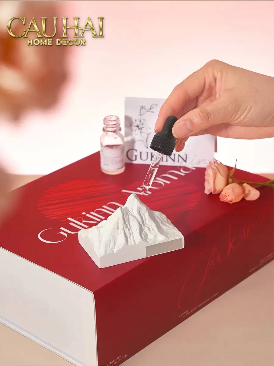 Home Fragrance - Gift Set Nến Và Đá Khuếch Tán Aroma Candles Stones.-CẬU HAI HOME DECOR