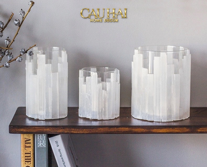 Home Couture - Bình Hoa Pha Lê Elite Quartz H30-CẬU HAI HOME DECOR