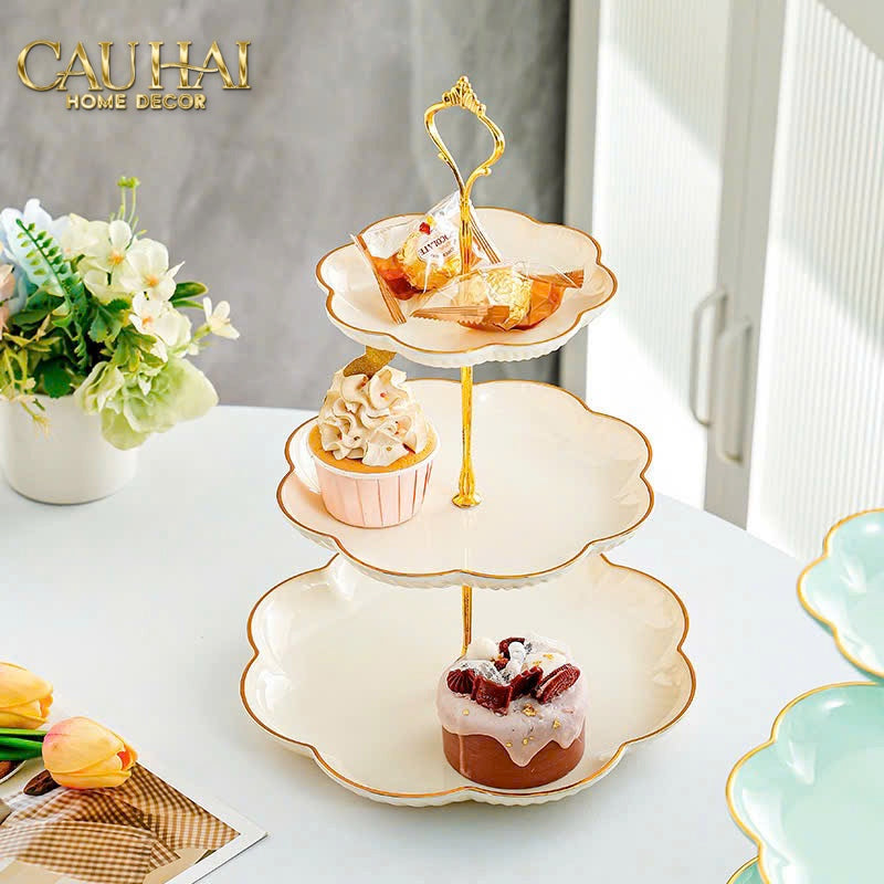 Khay Bánh 3 Tầng Étagère 3 Niveaux