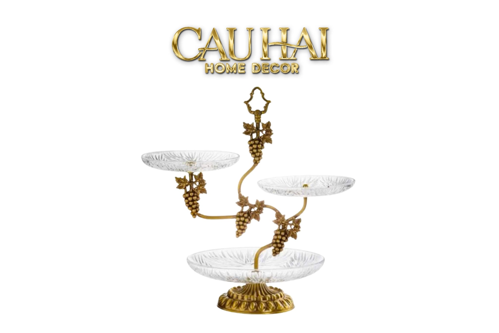 Maison Couture - Đĩa 3 Tầng Présentoir à Raisin Triptyque Niveaux Ritual Of Dionysus Centerpiece