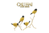 Maison Couture - Set Tượng Đôi Chim Hoàng Yến Vương Triều Dynasty Oriole Duo – Gilded  Bird Sculptural