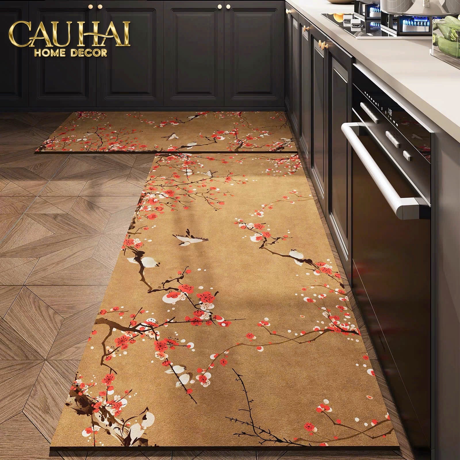 Set Thảm Bếp Microfiber 50x80/50x150 -  Trường Xuân